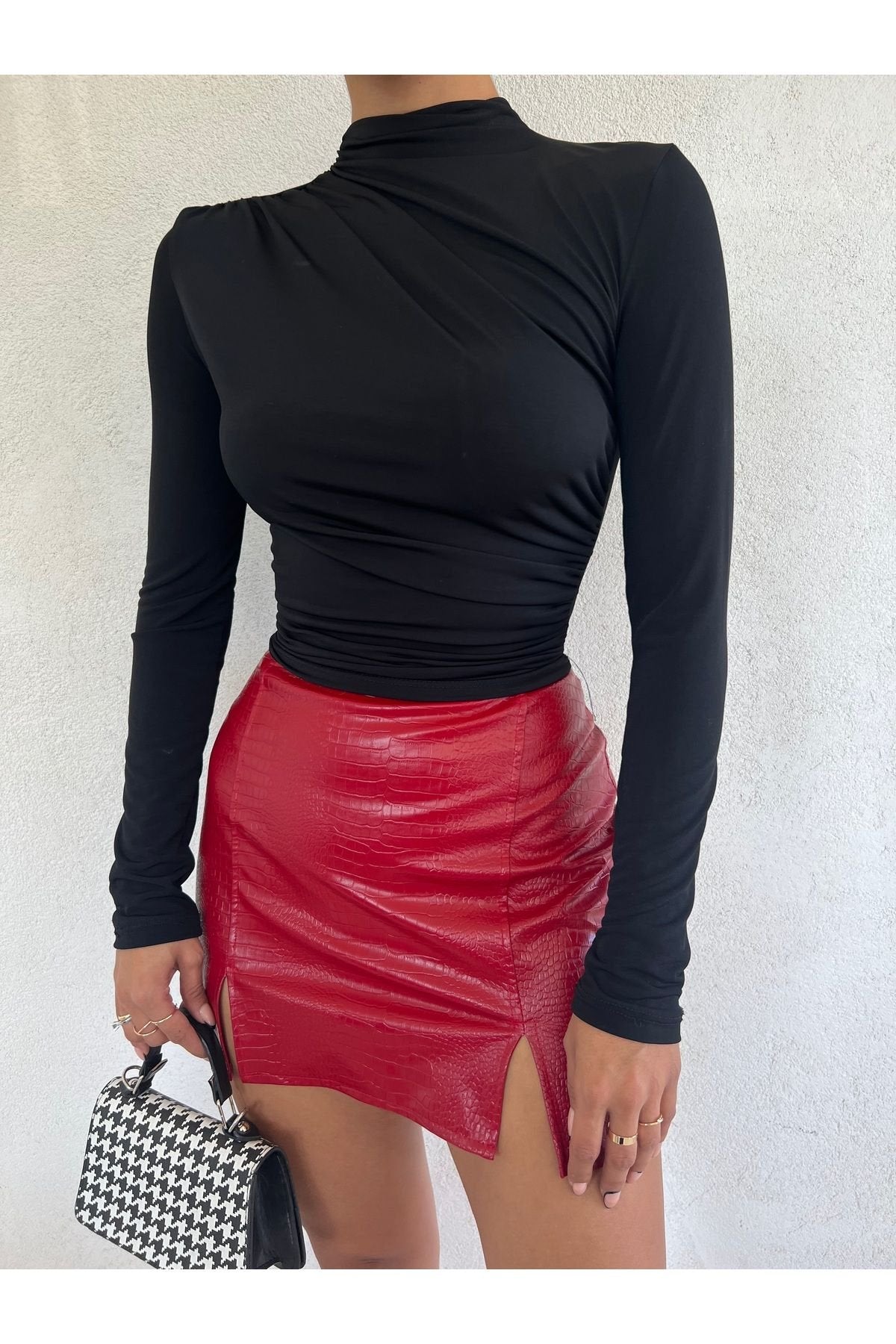 KADIN BÜZGÜ DETAYLI SANDY BLUZ